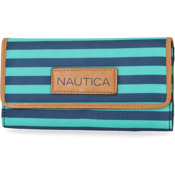 Women's Spectra Green The Perfect Carry All Money Manager Wallet Organizer RFID - Picture 1 of 7